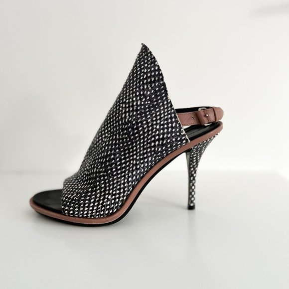 Balenciaga Glove Python Slingback Sandals - Picture 3 of 7